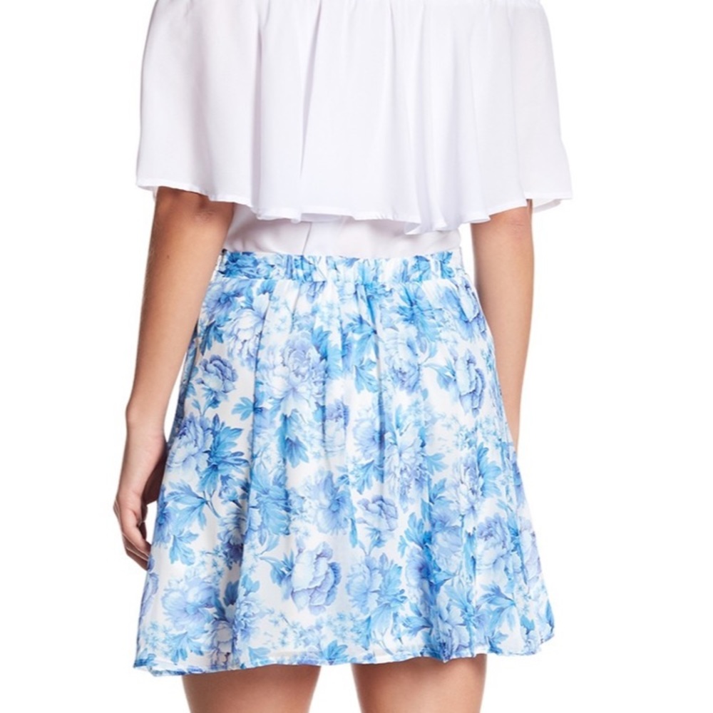 NWT Show Me Your Mumu Mama Blues Floral Skirt - Picture 2 of 5
